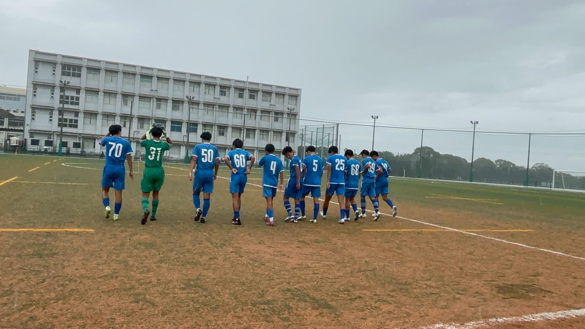 10月12日(日) トレーニングマッチ　試合結果