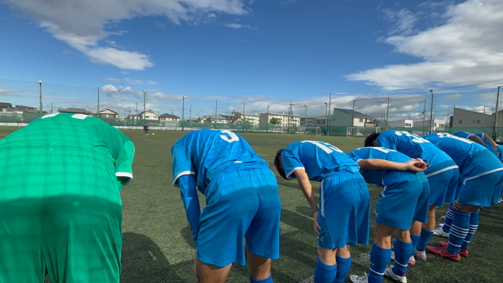 11月3日(月、祝) トレーニングマッチ　試合結果